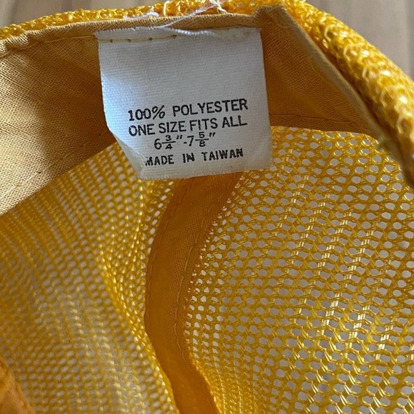 80s Vintage Pac-Man SnapBack Trucker Hat Yellow and White - Picture 4 of 9